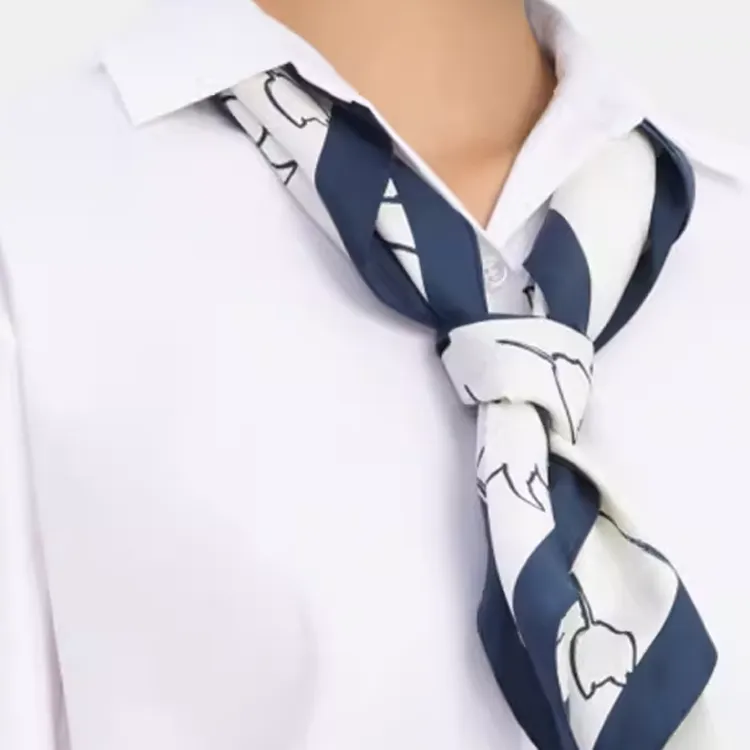 THEORY Mulberry Silk Silk Scarves Women's White-3