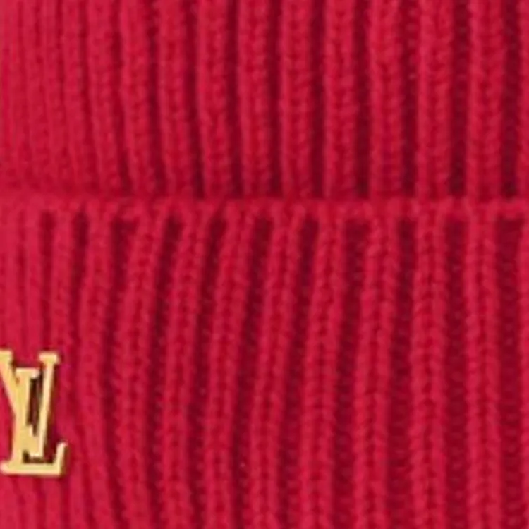 LOUIS VUITTON Cashmere Beanies Women's Rouge-2