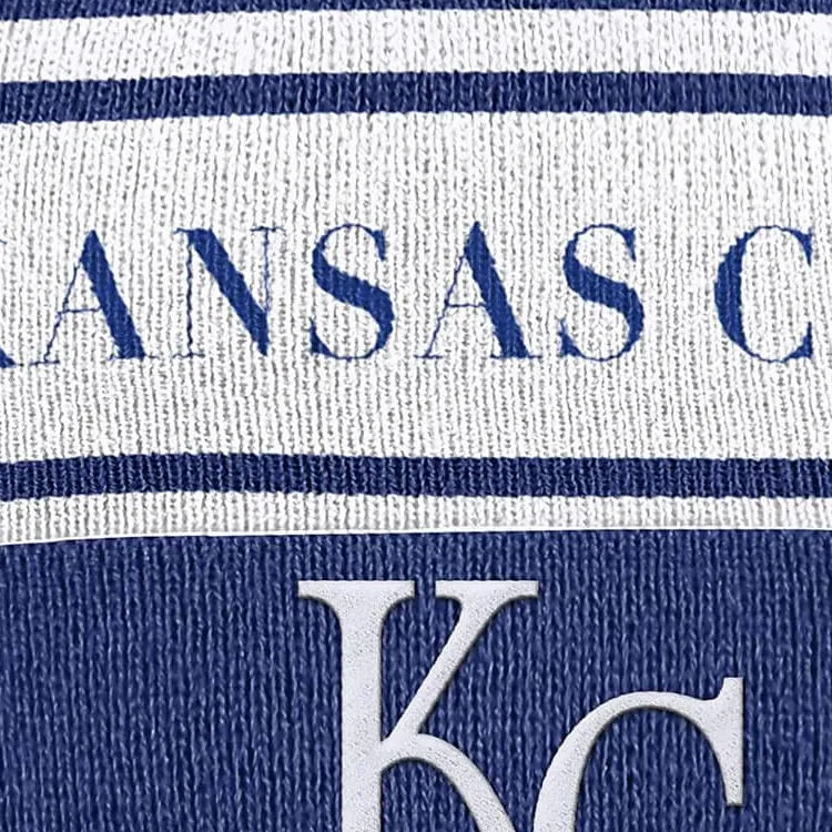 Nike Kansas City S Team Stripe Peak Men's Nike Mlb Cuffed Pom Beanie-2
