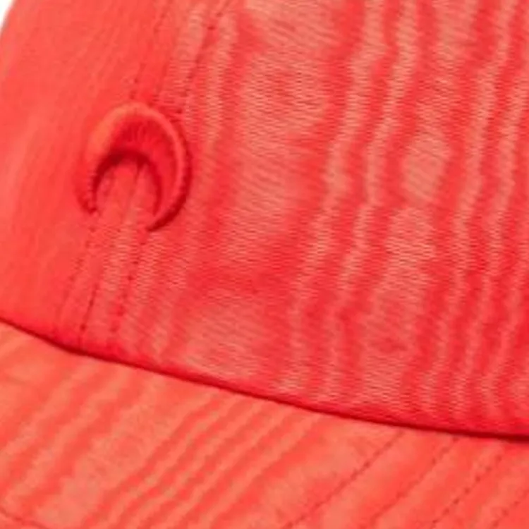 Marine Serre Logo-embroidered Moire-effect Cap-2