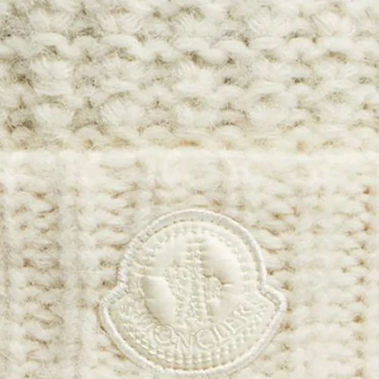 Moncler Logo Patch Knit Beanie-2