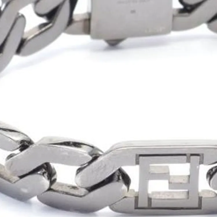 FENDI Metal Bracelets Men's Silver-2