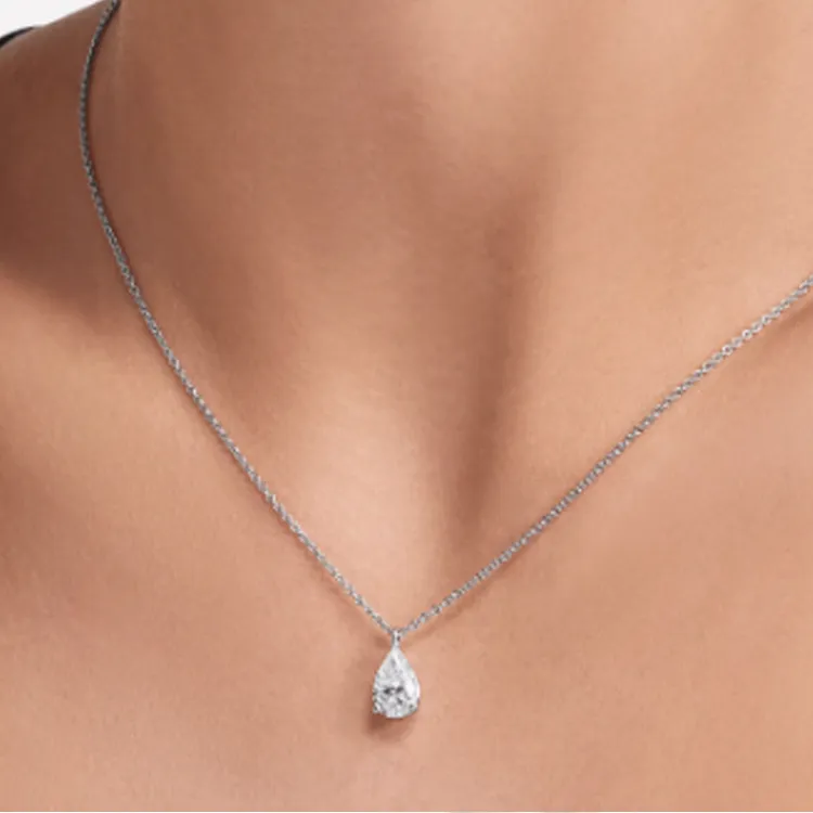 Graff Platinum Necklaces Women's White-2