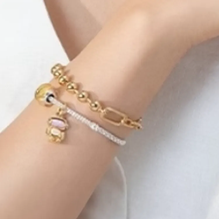 Pandora 925 Sterling Silver Bracelets Women's Silver-2