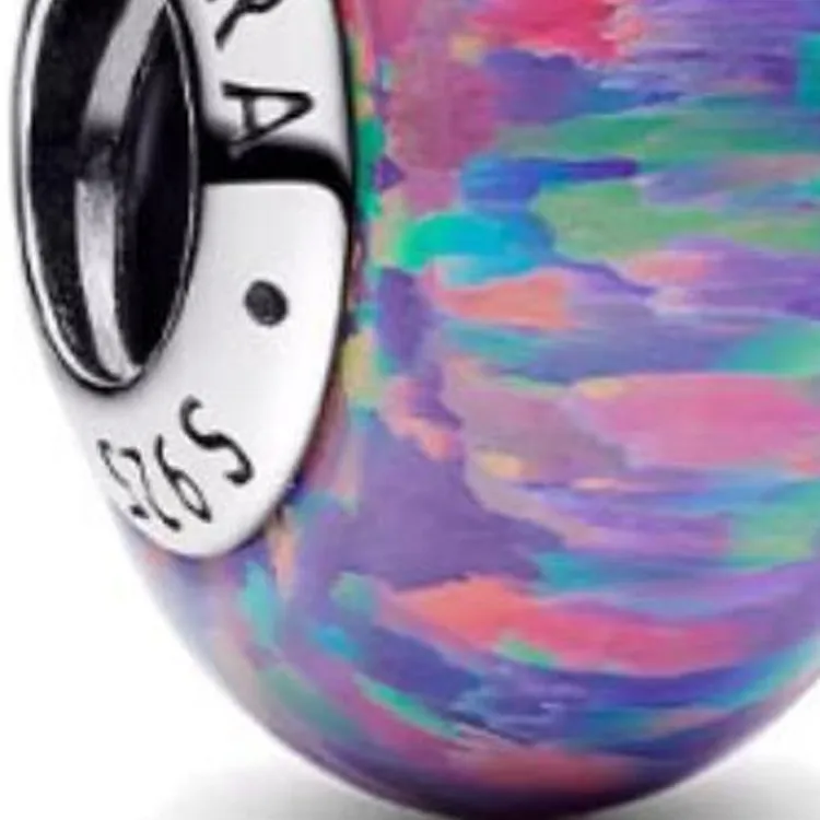 Pandora 925 Sterling Silver Pendants Women's Purple-2