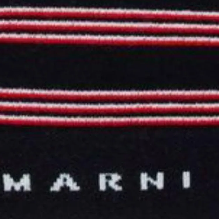 MARNI Striped Folded Edge Beanie-2