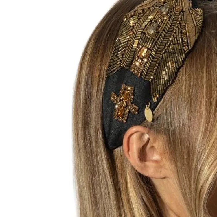 Forte Forte Beaded Hairband-2