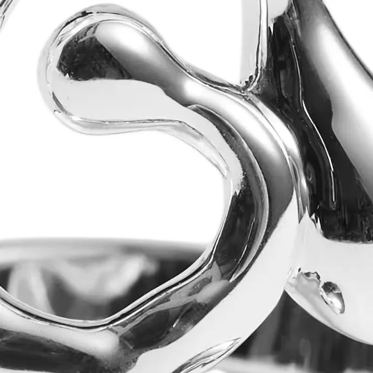 Other Stories Brass Rings Women's Silver-1