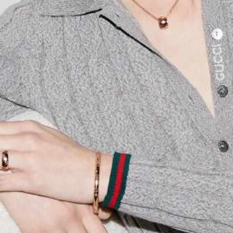 GUCCI 18K Rose Gold Bangles Women's Rose-2