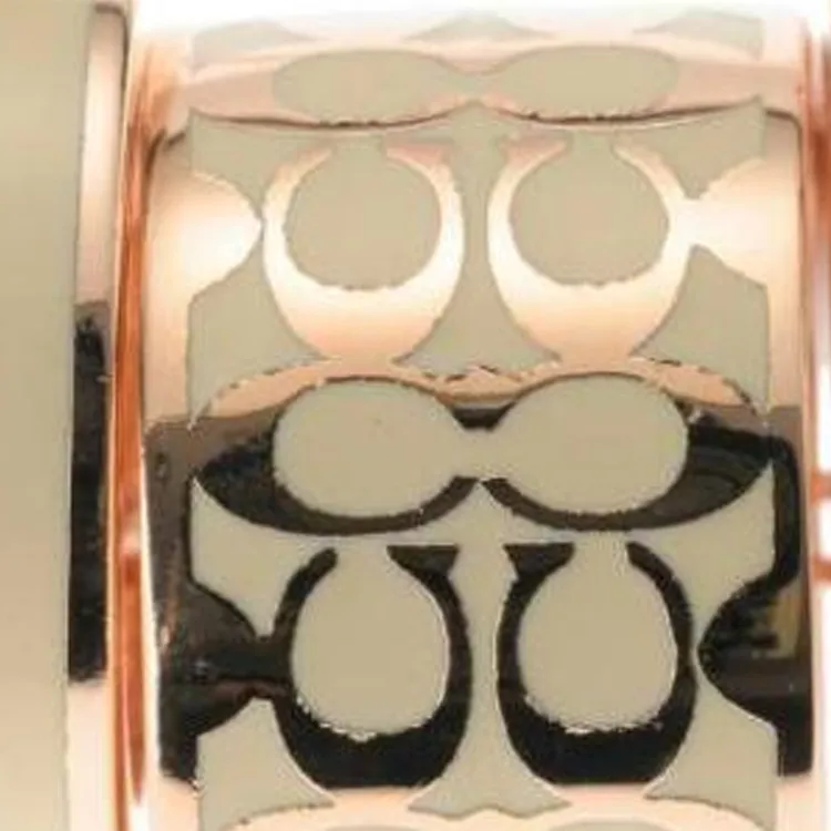 COACH Enamel Necklaces Women's Rose Gold-2