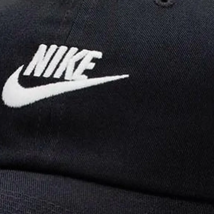 Nike Cotton Baseball Caps Unisex Black-2