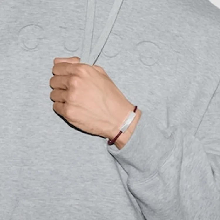 GUCCI Leather Bracelets Men's Red-2