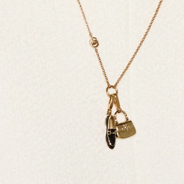 GUCCI Metal Pendants Women's Black-2