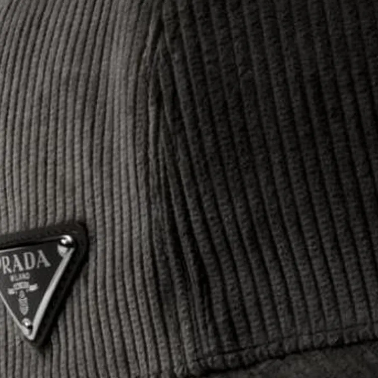 PRADA Corduroy Baseball Cap-2
