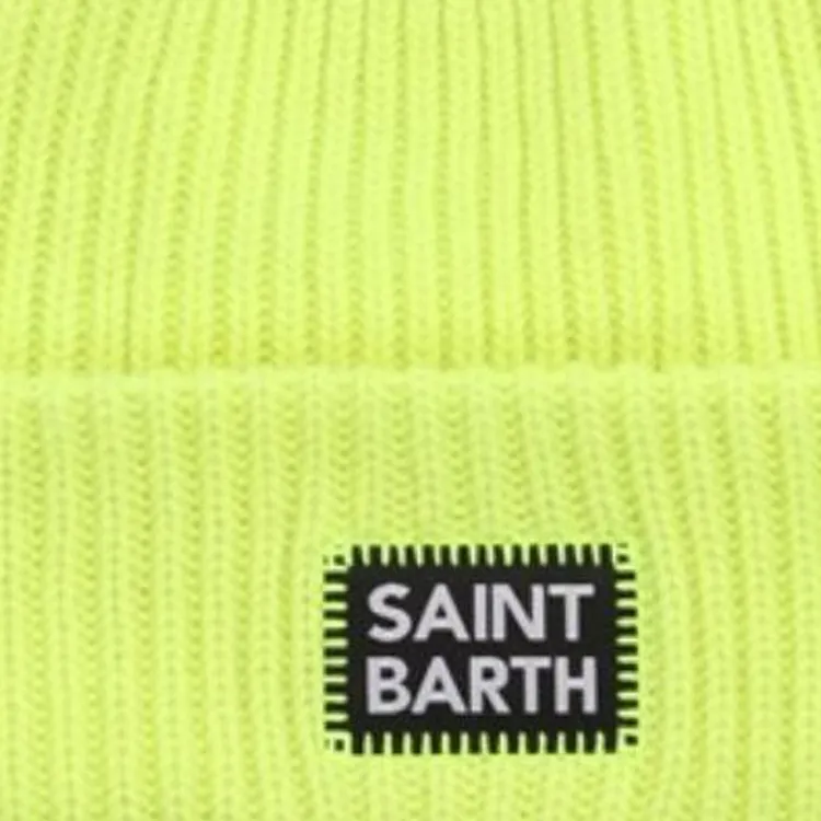 MC2 Saint Barth Berry Logo Patch Knitted Beanie-2
