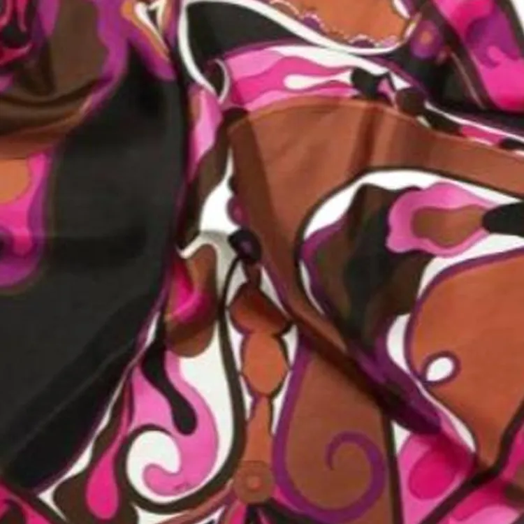 EMILIO PUCCI Small Orchidee print Silk Scarf-1