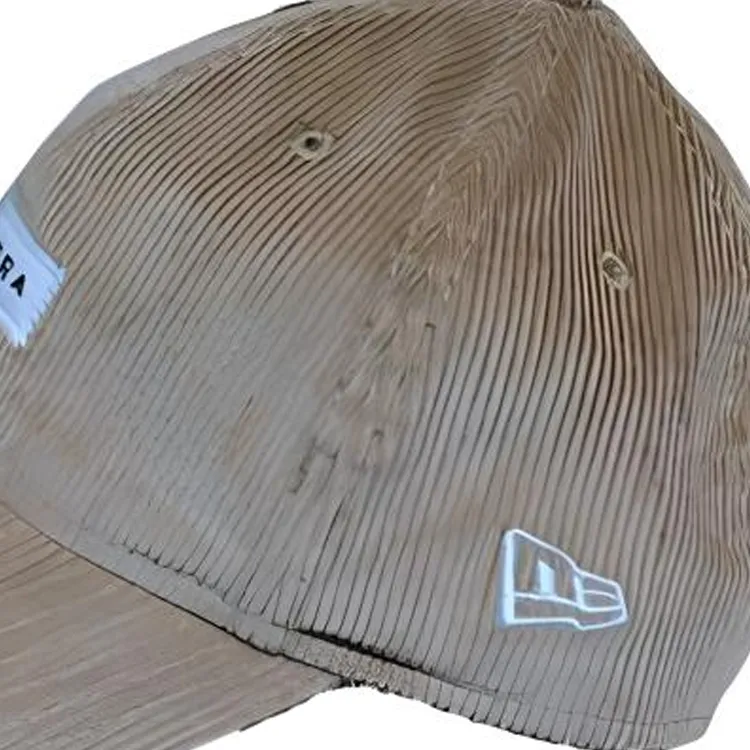 New Era Cotton Baseball Caps Unisex Khaki-2
