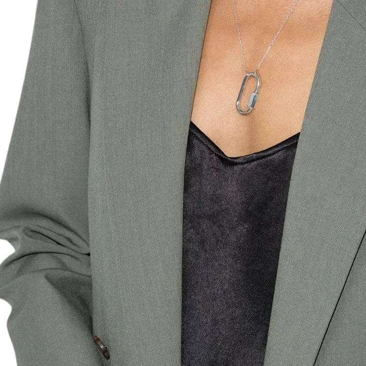 Marla Aaron Sterling Silver Lock Charm-2