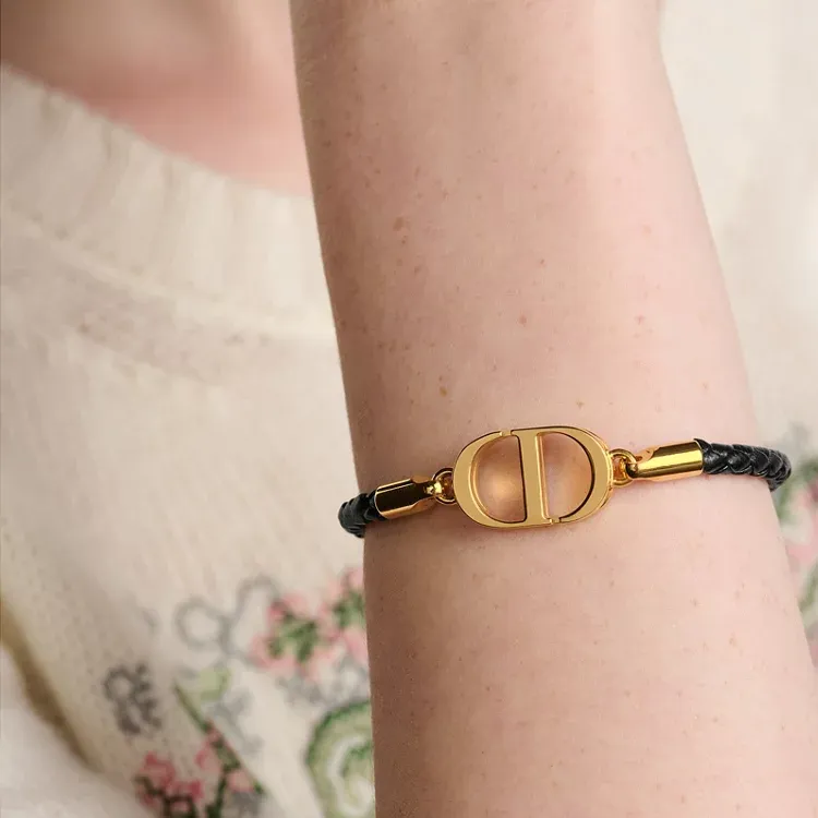 DIOR Metal Bracelets Women's Black-2