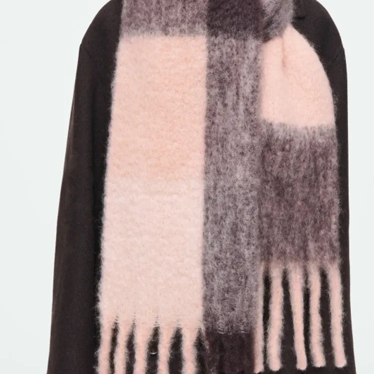 COS Mohair Knit Scarves Women's Pink-2