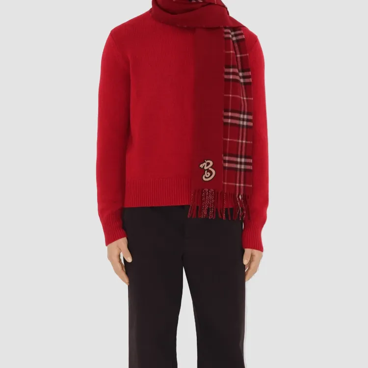 Burberry Check Silk Scarf-2