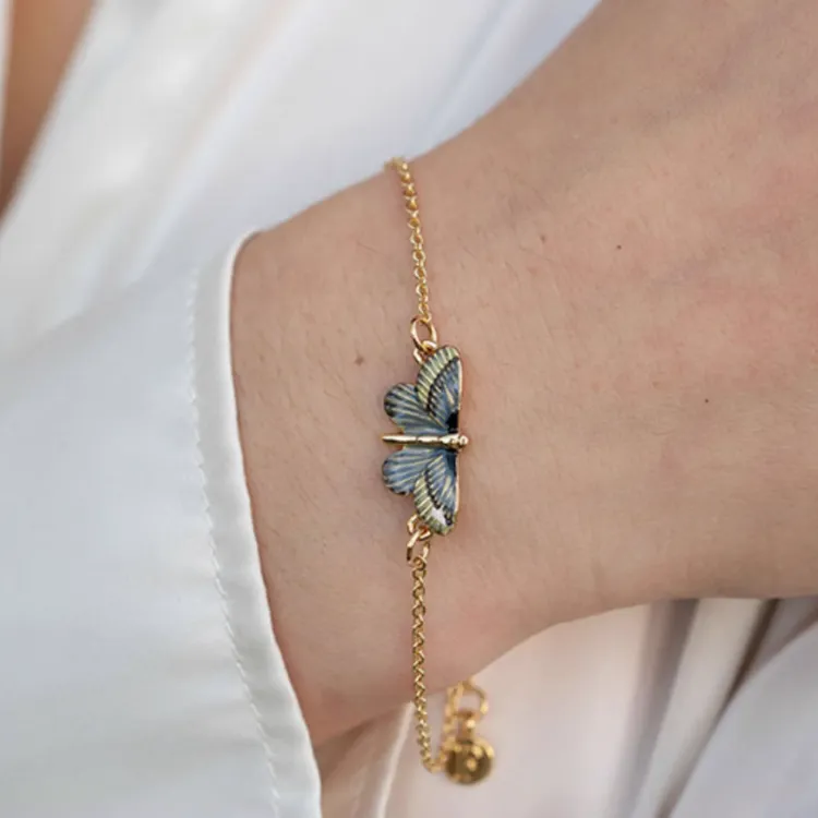 Fable Enamel Bracelets Women's Gold-2