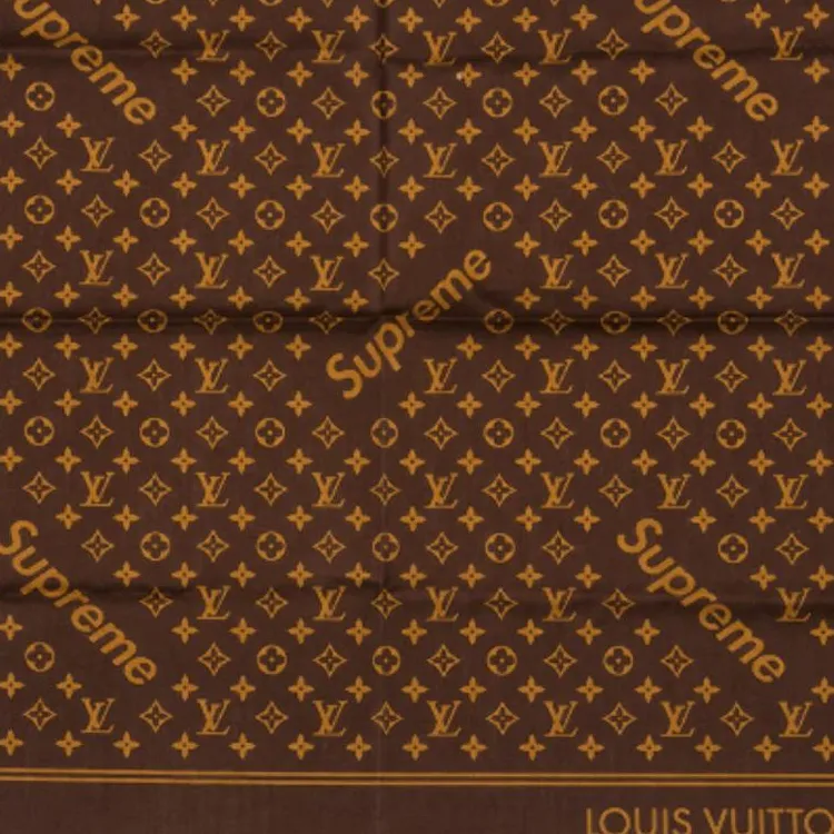 Supreme X Louis Vuitton Monogram Bandana-1