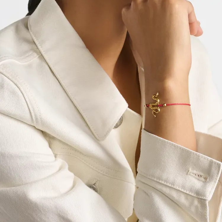 DIOR Metal Bracelets Women's Red-2