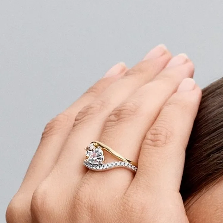 Pandora Gold-Plated Rings Women's Gold-2