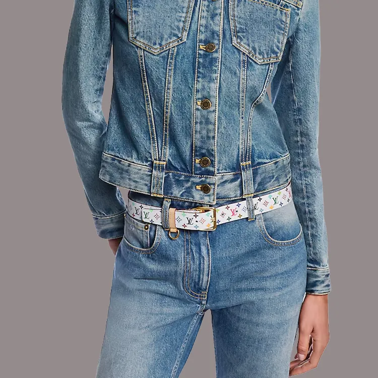 LOUIS VUITTON X Takashi Murakami Lv D Ring 30mm Belt-2