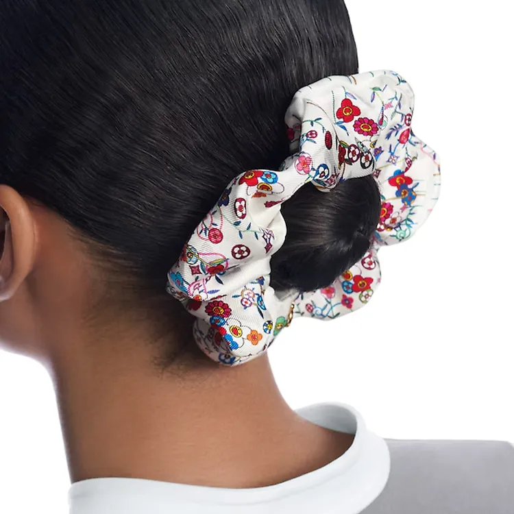 LOUIS VUITTON X Takashi Murakami Superflat Scrunchie-2