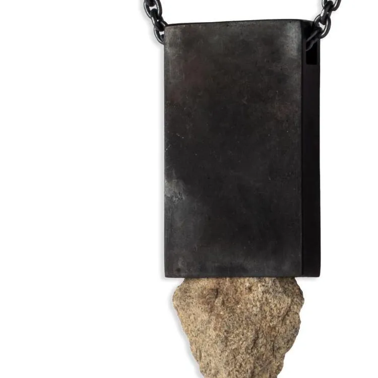 Parts Of Four Arrowhead Amulet Necklace-2
