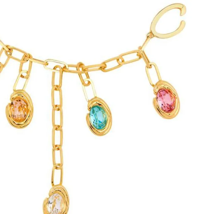 Oscar De La Renta Crystal O Bag Charm-1