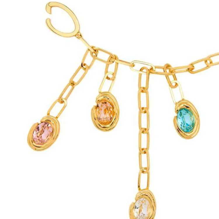 Oscar De La Renta Crystal O Bag Charm-2
