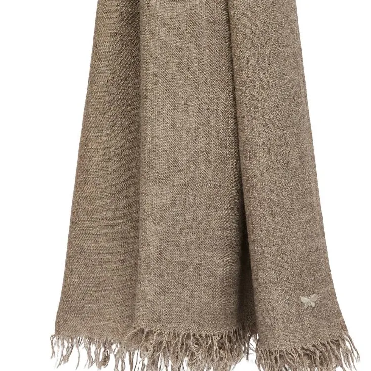 MaxMara Viscose Knit Scarves Women's Brown-2