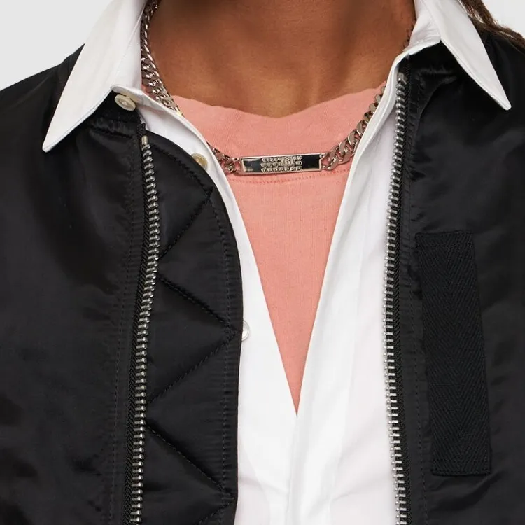 MM6 Maison Margiela Brass Necklaces Men's Silver-2