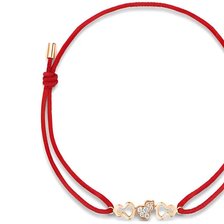 Qeelin Diamond Bracelets Women's Rose Gold-2