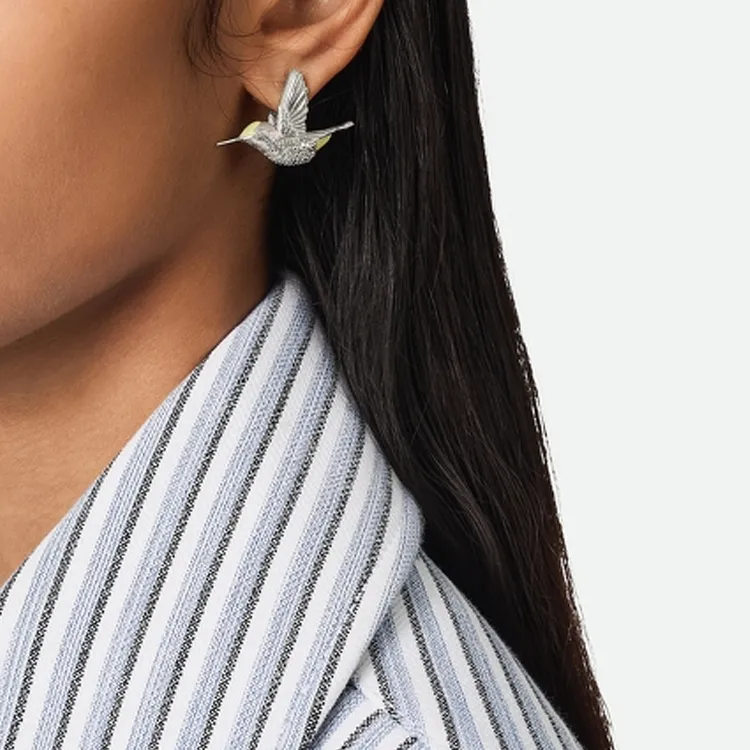 Bottega Veneta 925 Sterling Silver Earrings Women's Silver-2