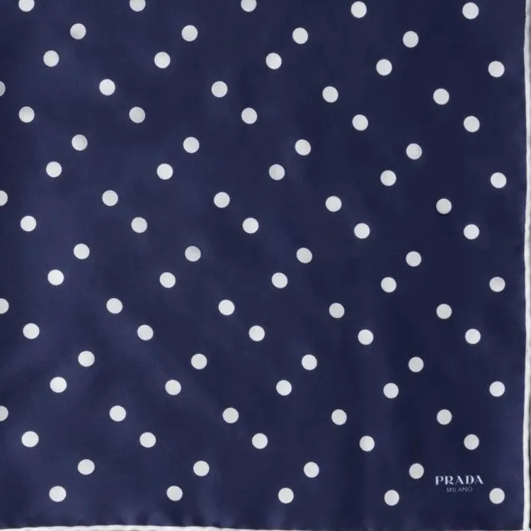 PRADA Polka dot Scarf-1