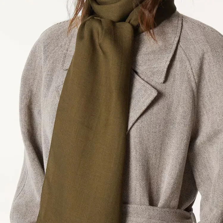 Loro Piana Cashmere Shawls Women's Fern Grass-2