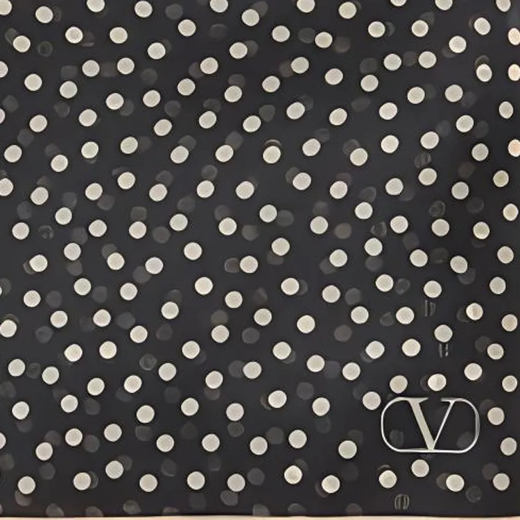 Valentino Silk Scarves Women's Black-1