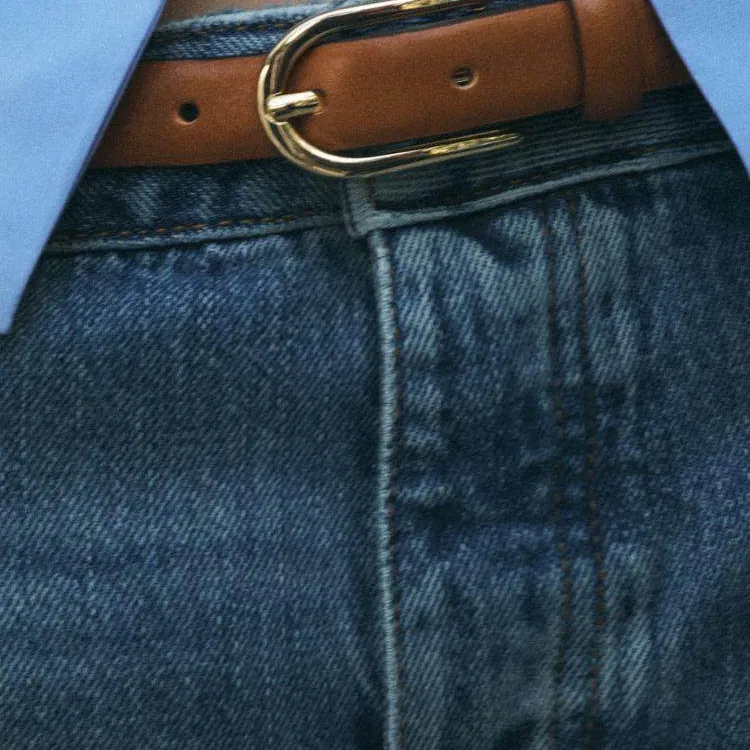 ZARA Leather Leather Belts Women's Brown Width: 2CM-2