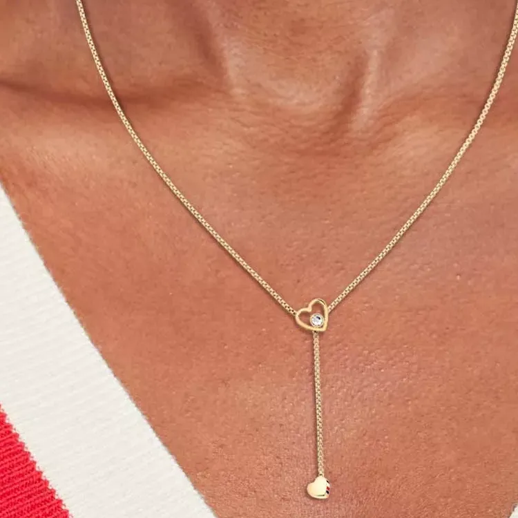 Tommy Hilfiger Stainless Steel Necklaces Women's Gold-2