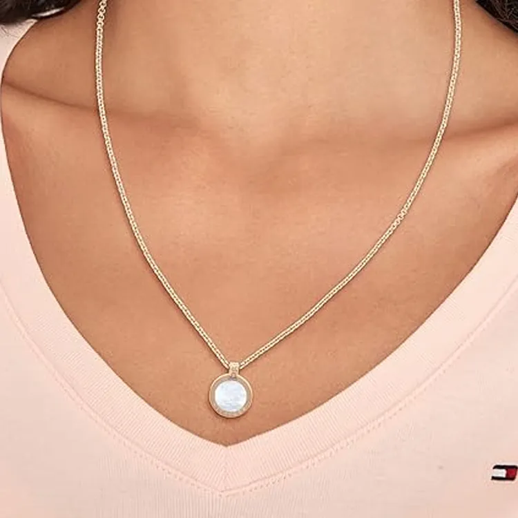 Tommy Hilfiger Stainless Steel Necklaces Women's Gold-2