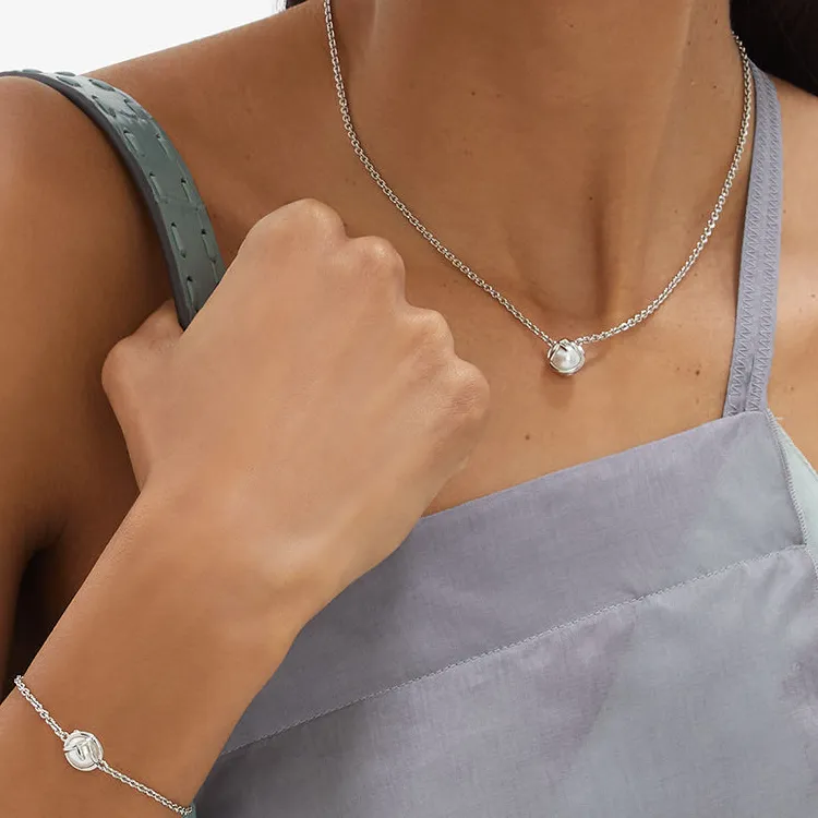 FENDI Pearl Pendant Necklace-2