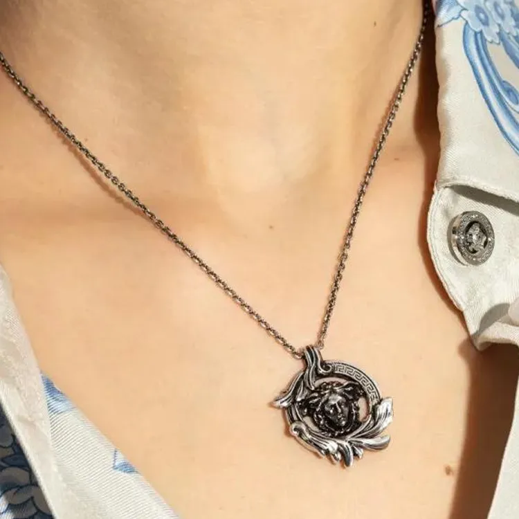 VERSACE Medusa Head Necklace-2