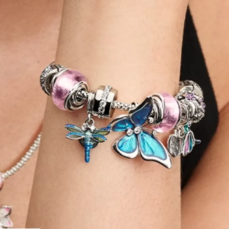 Pandora 925 Sterling Silver Bracelets Women's Silver-2