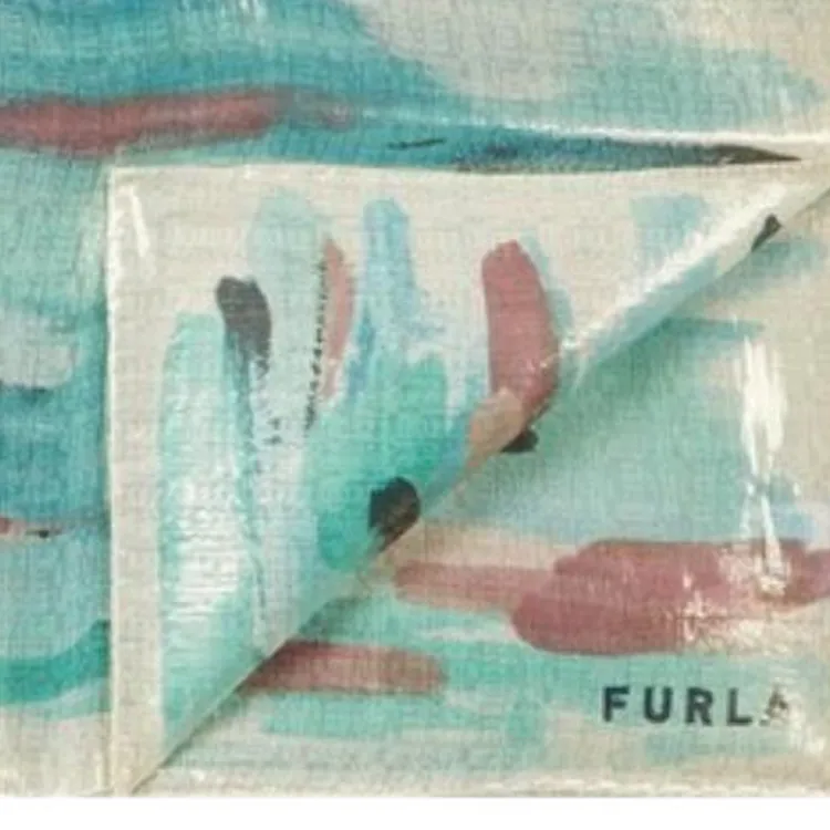 Furla Silk Shawls Women's Green-1