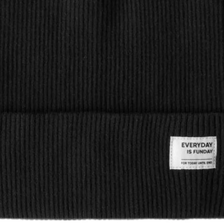ZARA Cotton Beanies Kids' Black-1