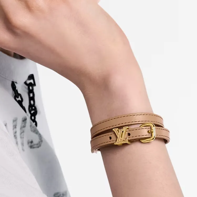 LOUIS VUITTON Enamel Wristbands Women's Brown-2